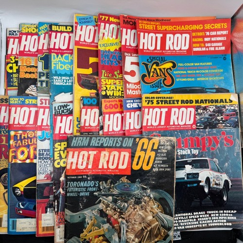 Hot rod magazine lot - magazine,