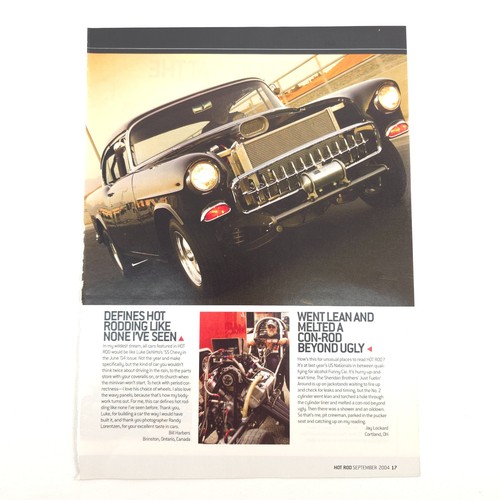 Hot rod chevy gasser - '55,