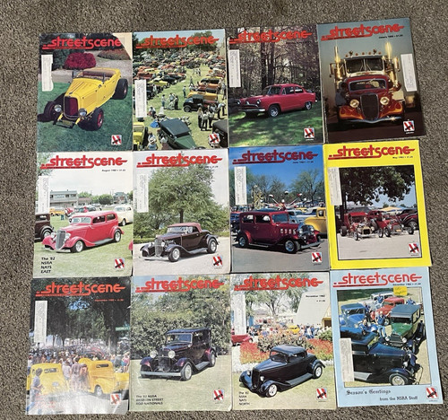 Street scene hot rodding - street,