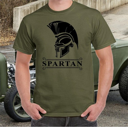 Spartan military shirt t - spartan,