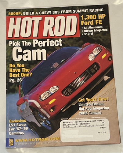 Hot rod magazine september - hot,