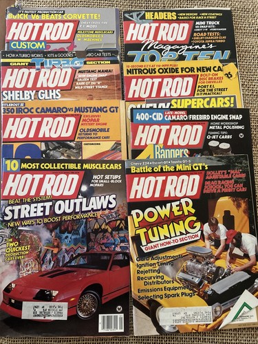 Hot rod magazine - lot,