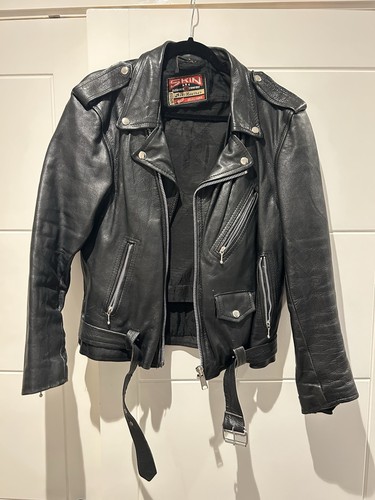 Skin brand leather jacket size - brand,