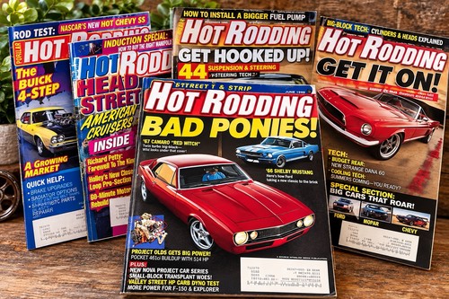 Vintage hot rodding magazine - rodding,