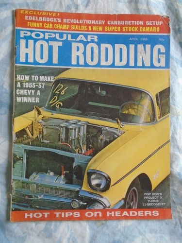 Popular hot rodding mag apr - rodding,