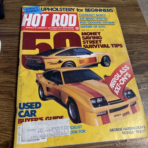 Hot rod magazine 1976 june - rod,